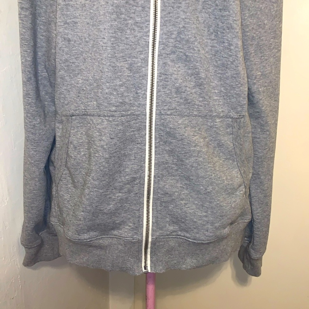 -Fox Gray/White Hooded Sweatshirt Medium - Picture 6 of 9